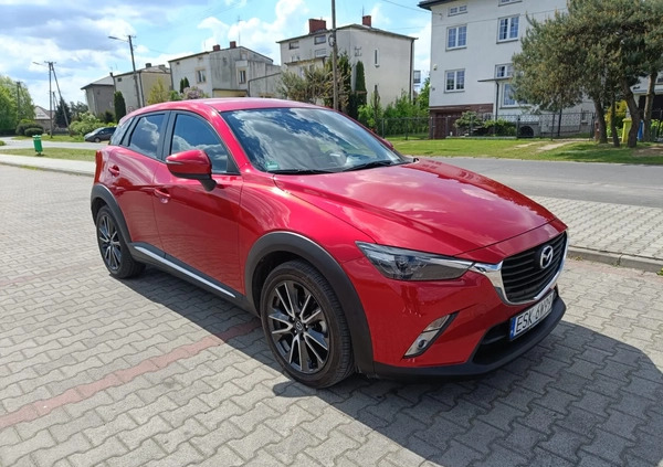 Mazda CX-3 cena 72800 przebieg: 42500, rok produkcji 2016 z Skierniewice małe 137